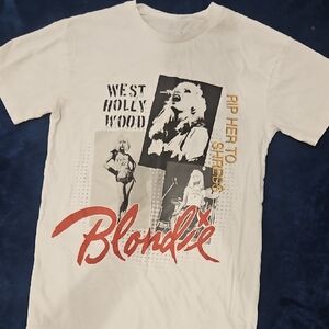 ⭐️BLONDIE GRAPHIC BAND T-SHIRT NWOT SX XS⭐️